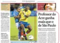 Petista compartilhou uma capa do Jornal Folha de São Paulo, de 15 de outubro de 2007