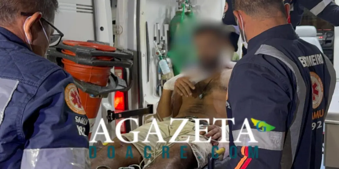 Homem é ferido a golpes de terçado após vizinho invadir sua casa em Rio Branco 1 Homem é ferido a golpes de terçado após vizinho invadir sua casa em Rio Branco