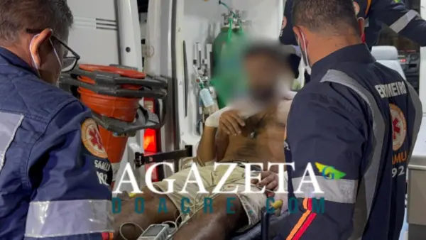 Homem é ferido a golpes de terçado após vizinho invadir sua casa em Rio Branco 1 Homem é ferido a golpes de terçado após vizinho invadir sua casa em Rio Branco