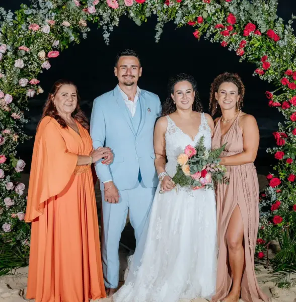 O Dia D de Ohana Aiache e Sam Monteiro em Pipa