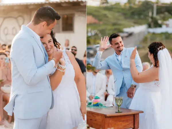 O Dia D de Ohana Aiache e Sam Monteiro em Pipa