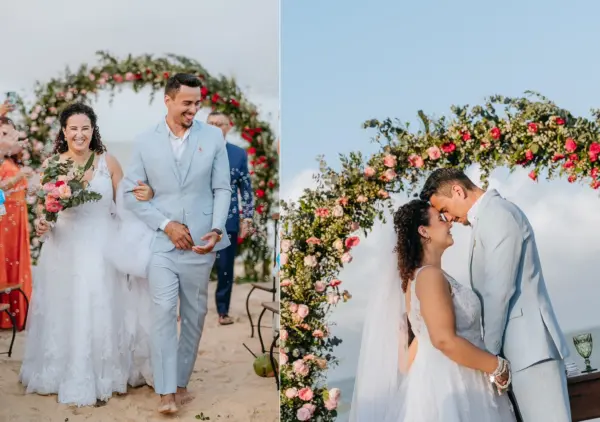 O Dia D de Ohana Aiache e Sam Monteiro em Pipa