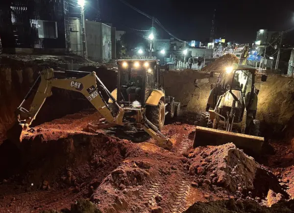 Obras do Complexo Viário da Avenida Ceará avançam com início de trabalhos noturnos em Rio Branco 1 Obras do Complexo Viário da Avenida Ceará avançam com início de trabalhos noturnos em Rio Branco