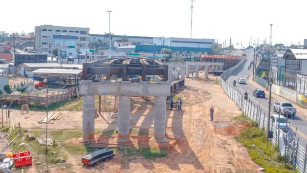 Viaduto da AABB já tem data para inauguração; obra está 65% concluída