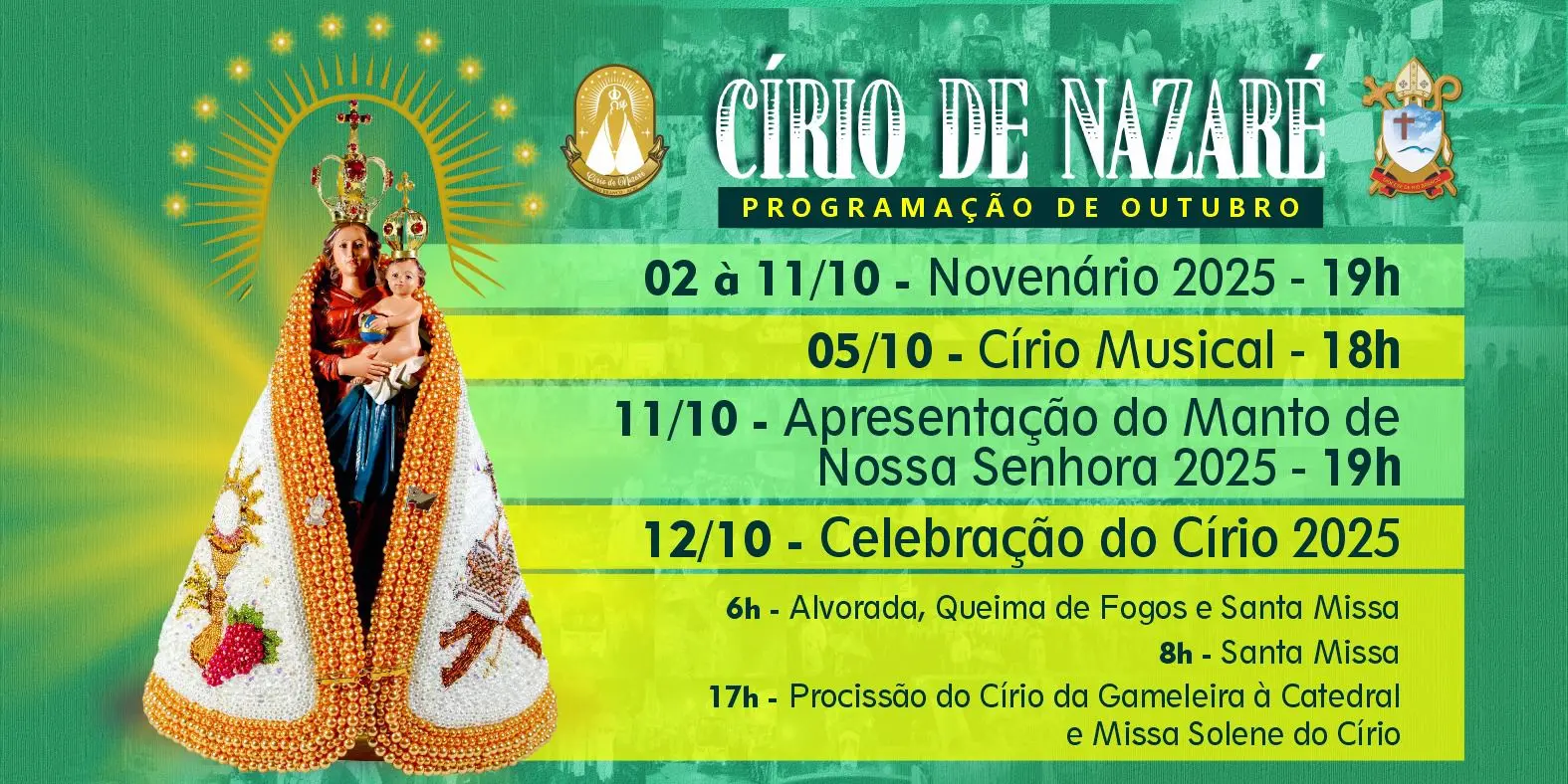Círio de Nazaré 2025 celebra fé e devoção em Rio Branco; confira a programação
