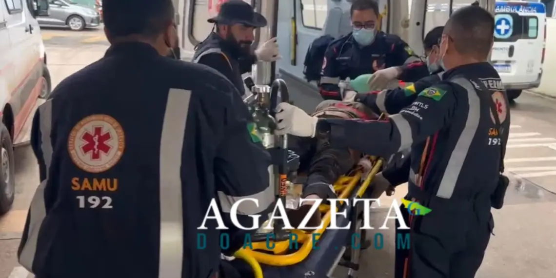 Motociclista sofre traumatismo craniano em acidente no Ramal do Sinteac em Rio Branco
