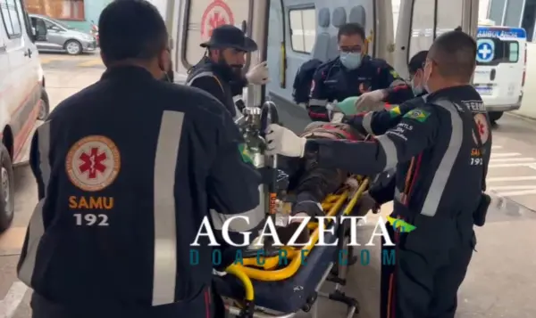 Motociclista sofre traumatismo craniano em acidente no Ramal do Sinteac em Rio Branco