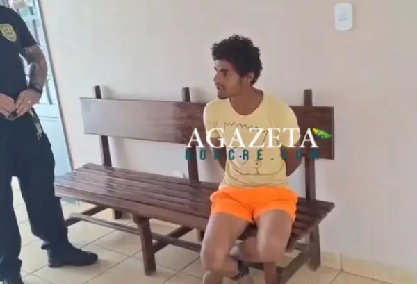 VÍDEO: Suspeito de matar professor chora e diz que "por dentro está morto e que nunca foi de tirar a vida de ninguém"