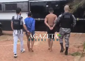 Casal é preso no Acre por tráfico de drogas e porte ilegal de arma