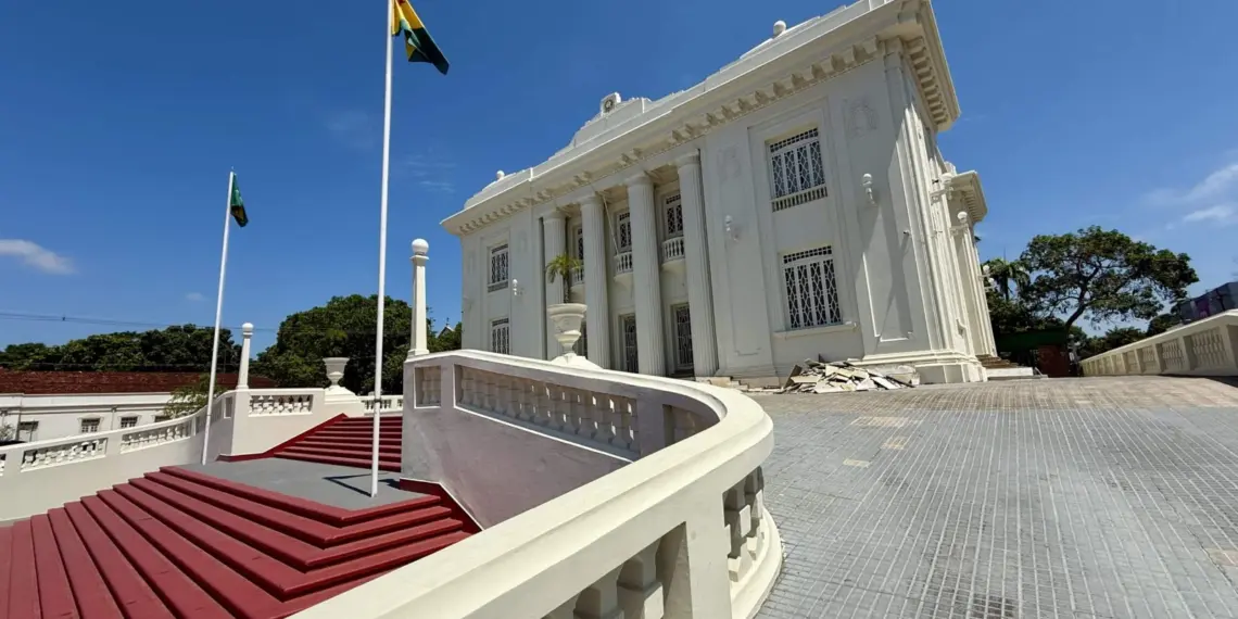 Estrutura histórica do Palácio do governo do Acre. Foto: Luis Oliveira/Seop