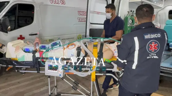 Adolescente ferido em acidente que matou um no Acre é transferido em estado gravíssimo para o PS da capital