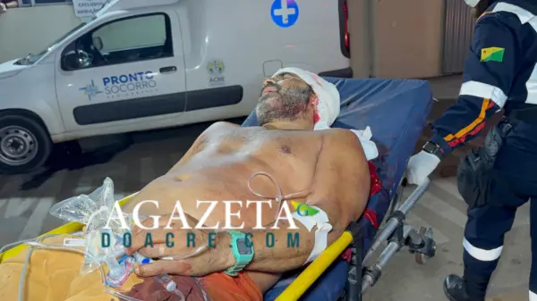 Discussão termina em briga com faca e dois homens feridos na Baixada da Sobral, em Rio Branco