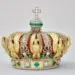 Coroa da imperatriz francesa Eugênia, uma das peças roubadas do museu do Louvre em 19 de outubro de 2025 — Foto: Museu do Louvre/Divulgação