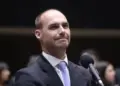 Eduardo Bolsonaro durante sessão da Câmara em 2025. — Foto: Bruno Spada/Câmara dos Deputados