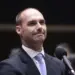 Eduardo Bolsonaro durante sessão da Câmara em 2025. — Foto: Bruno Spada/Câmara dos Deputados