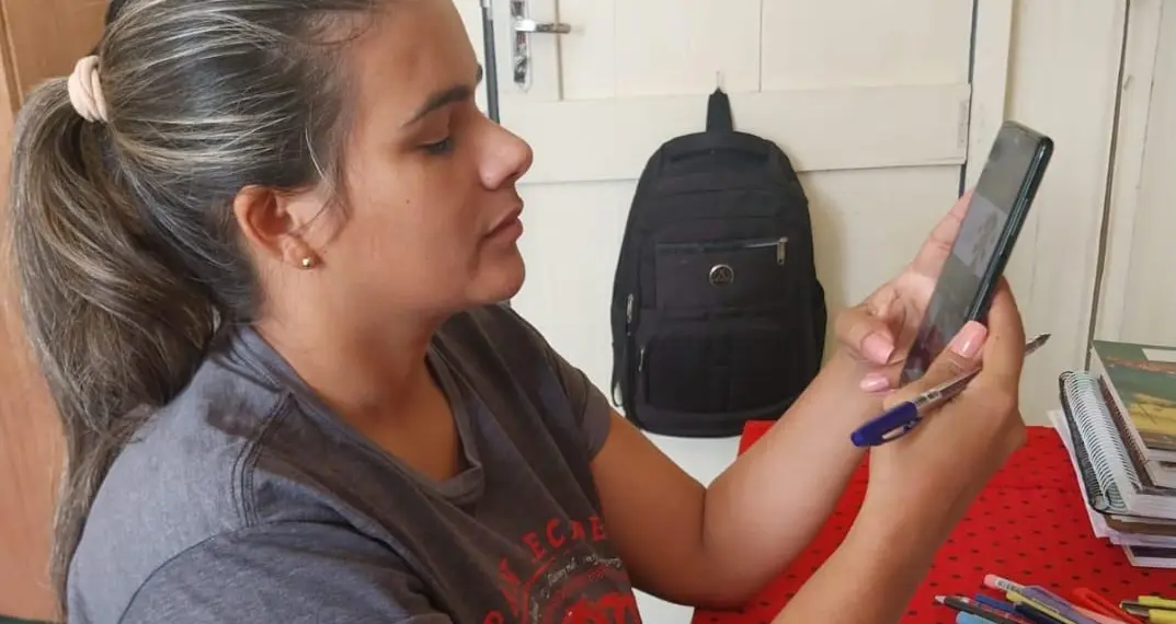 Quando a sala é a Amazônia: aulas virtuais conectam alunos do interior a novos idiomas 1 Foto: Cedida