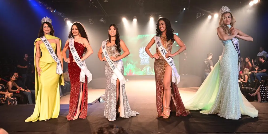 Andressa Jamylle, de Rio Branco, é eleita a Miss Universe Acre 2026 1 Foto: Assessoria