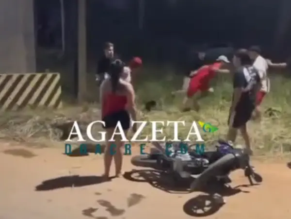VÍDEO: Briga generalizada causa tumulto na Via Verde, em Rio Branco