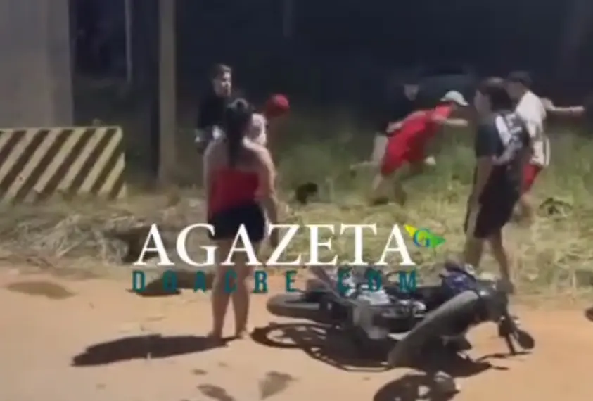 VÍDEO: Briga generalizada causa tumulto na Via Verde, em Rio Branco