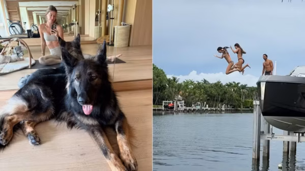 Gisele Bündchen compartilha cliques raros com os filhos e o namorado, Joaquim Valente