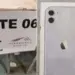 Um dos lotes mais baratos é 6, que é um Iphone 11. O lance mínino é R$ 300 - (crédito: Divulgação)