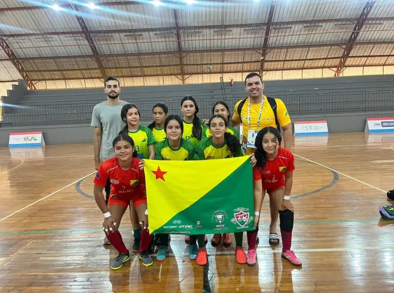 Equipe da Escola Olavo Bilac, do Acre, ganhou de 8 a 3 da equipe do Piauí. Foto: Cedida/Divulgação
