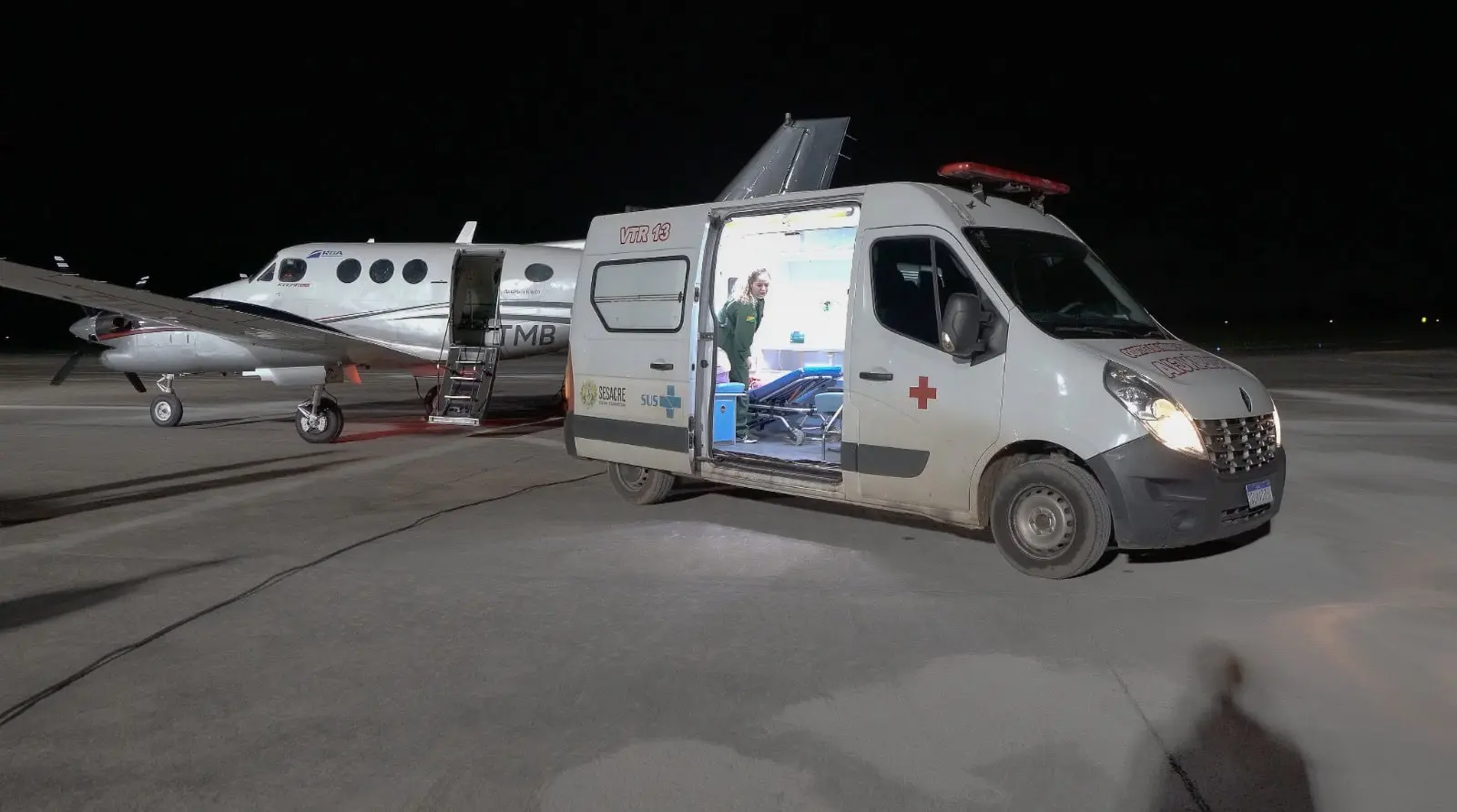 Bebê de 7 meses com cardiopatia grave é transferida do Acre para Manaus em voo de emergência 2 Bebê de 7 meses com cardiopatia grave é transferida do Acre para Manaus em voo de emergência