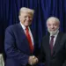 Trump deseja feliz aniversário a Lula e diz que tiveram “boa reunião” 8 Presidente da República, Luiz Inácio Lula da Silva, durante encontro com o presidente dos Estados Unidos, Donald Trump, na Malásia  • Ricardo Stuckert / PR