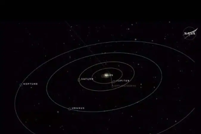 Nasa divulga imagens inéditas do cometa 3I/Atlas visto de Marte 1 Foto: Nasa