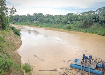Subida repentina do Rio Acre compromete abastecimento de água em Rio Branco 3 Foto: Marcos Araújo/Secom)