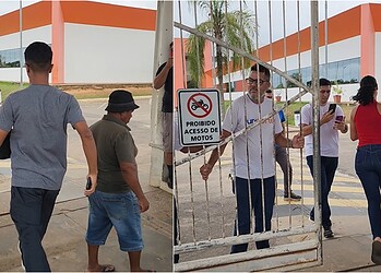 Portões se fecham para o Enem 2025; últimos a entrar são recebidos com "torcida". VÍDEO 4 Portões se fecham para o Enem 2025; últimos a entrar são recebidos com "torcida". VÍDEO