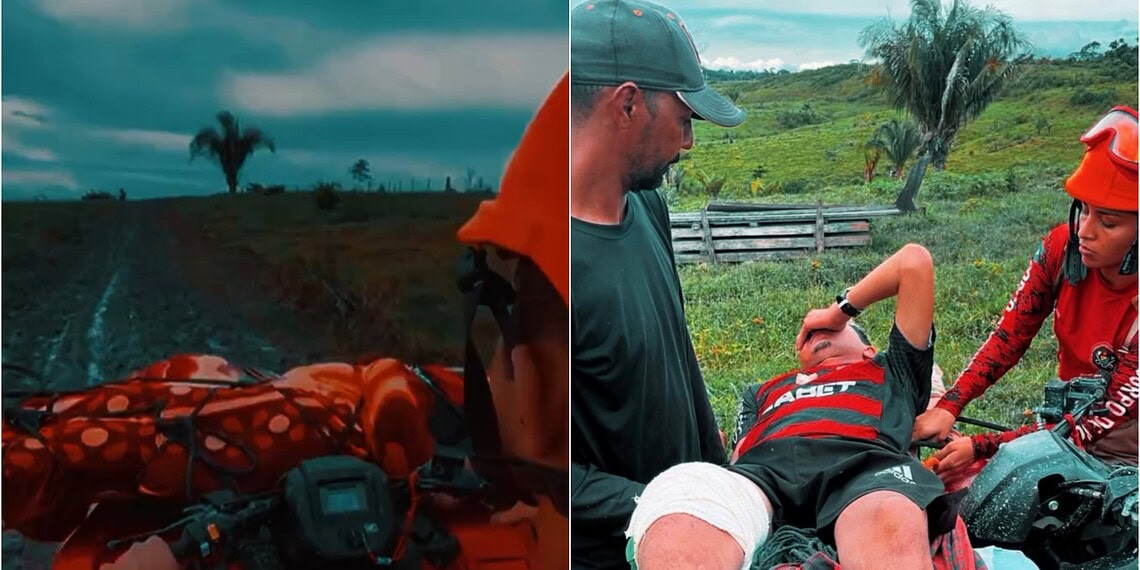 Bombeiros resgatam homem com fratura após operação de cinco horas em área de difícil acesso no Acre 1 Bombeiros resgatam homem com fratura após operação de cinco horas em área de difícil acesso no Acre