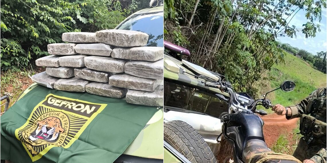 Gefron apreende 18 kg de maconha na Resex Chico Mendes 1 Gefron apreende 18 kg de maconha na Resex Chico Mendes
