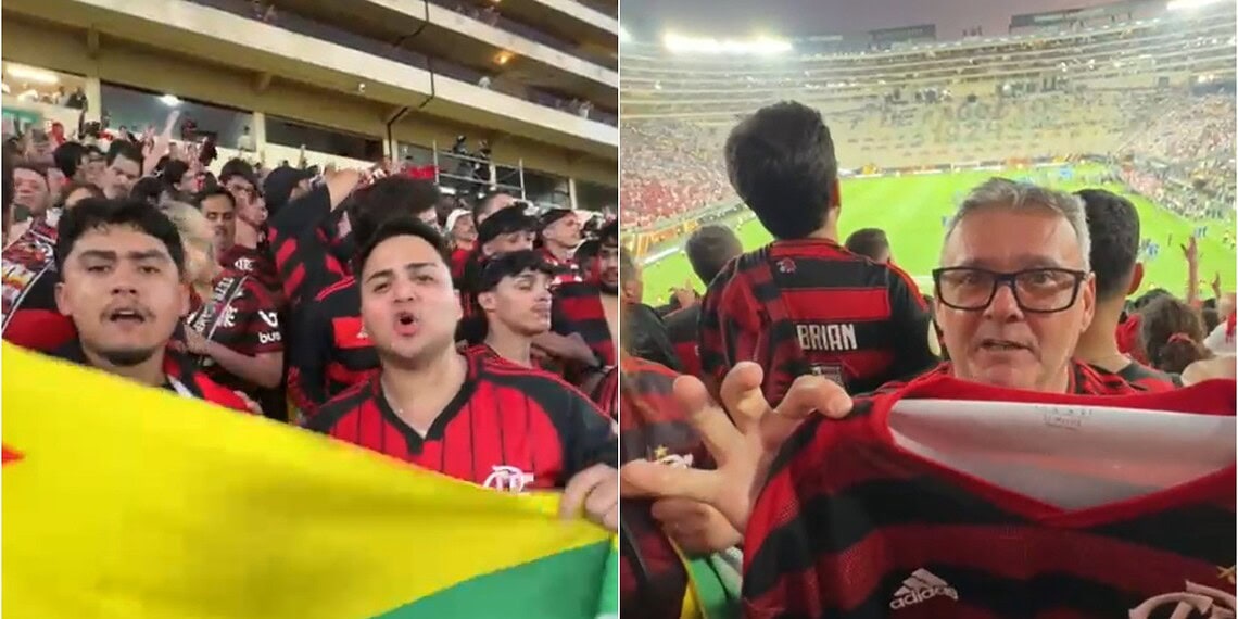Acreanos fazem festa em Lima após vitória do Flamengo na Libertadores: “É Tetra!” 1 Foto: Reprodução