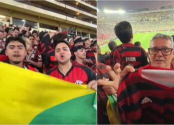 Acreanos fazem festa em Lima após vitória do Flamengo na Libertadores: “É Tetra!” 2 Foto: Reprodução