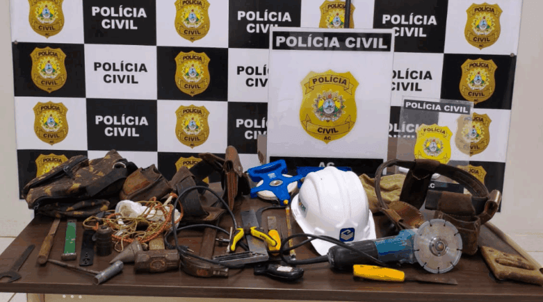Polícia Civil recupera materiais furtados de obra da Casa de Apoio ao Agricultor em Sena Madureira 1 Objetos levados do depósito da obra foram encontrados e serão entregues à empresa responsável. Foto: cedida