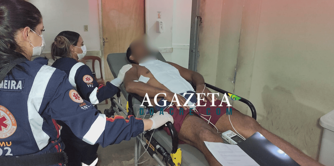 Homem invade casa da ex-mulher, faz família refém e fere atual marido com facada em Rio Branco