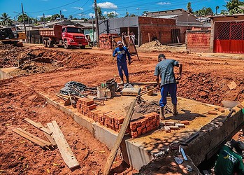 Galerias de drenagem acabarão com alagamentos na Baixada da Sobral, diz prefeitura 2 Foto: Val Fernandes/Secom