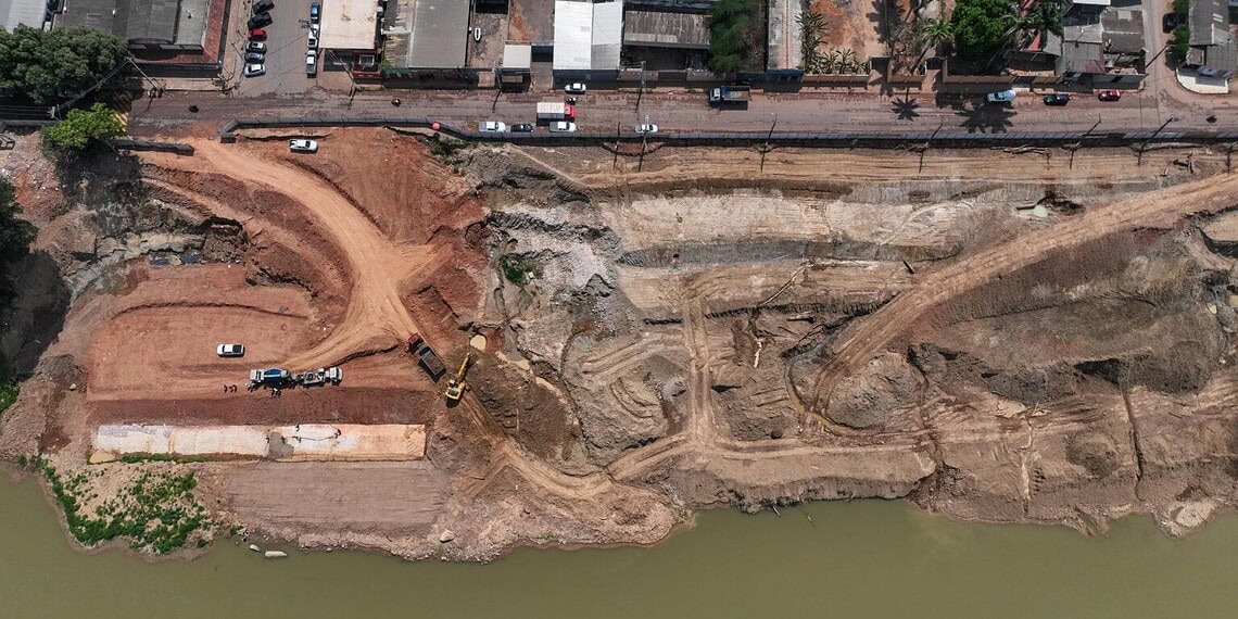 Governo rescinde contrato da obra da Orla do Quinze e aciona Justiça para recuperar materiais 1 Orla do Quinze - Foto: Pedro Devani/Secom