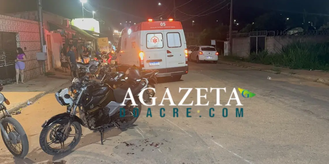 Adolescentes usam moto sem autorização, se envolvem em colisão e deixam três feridos em Rio Branco 1 Adolescentes usam moto sem autorização, se envolvem em colisão e deixam três feridos em Rio Branco