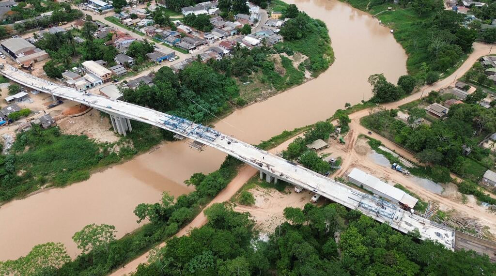 URGENTE! Inauguração da Ponte da Sibéria em Xapuri é adiada por causa das chuvas; veja nova data 1 Foto: Luy Andriel/Deracre