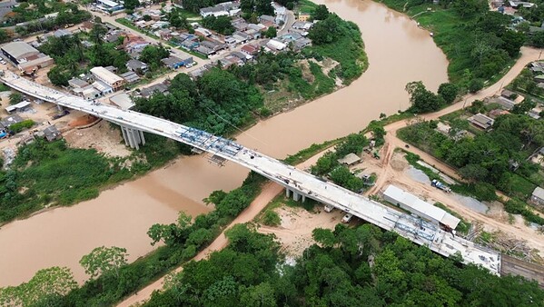 URGENTE! Inauguração da Ponte da Sibéria em Xapuri é adiada por causa das chuvas; veja nova data