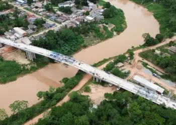 Ponte sobre o Rio Acre em Xapuri chega à reta final com 96% das obras concluídas 2 Foto: Luy Andriel/Deracre