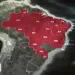 Entenda por que o RS é um dos únicos estados do Brasil sem atuação do Comando Vermelho 9 Mapa do Comando Vermelho no Brasil — Foto: Reprodução/Fantástico