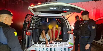 Força Tática impede ação criminosa e prende seis suspeitos armados no bairro Canaã