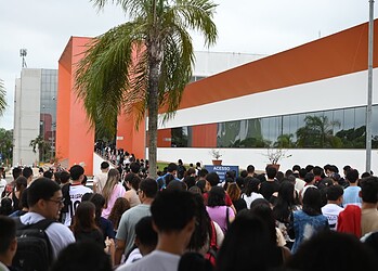 Portões do Enem já estão abertos em Rio Branco; veja fotos 2 Foto: Juan Vicent Diaz