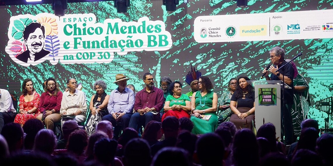Vozes da floresta: Espaço Chico Mendes é inaugurado em Belém e destaca legado do líder seringueiro na COP30