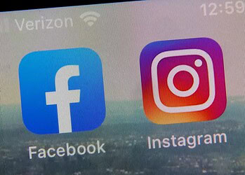 Facebook e Instagram — Foto: AP Photo/Richard Drew