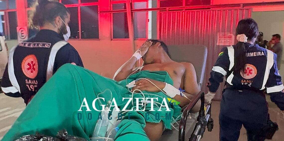 Jovem de 21 anos é baleado durante ataque a tiros no Segundo Distrito de Rio Branco