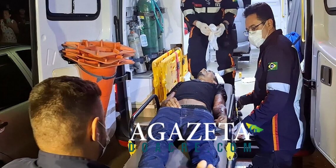 Homem monitorado por tornozeleira eletrônica é alvo de atentado no bairro Cidade Nova